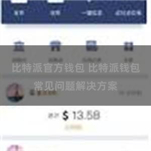 比特派官方钱包 比特派钱包常见问题解决方案