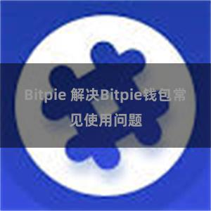 Bitpie 解决Bitpie钱包常见使用问题
