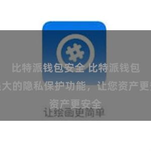 比特派钱包安全 比特派钱包：强大的隐私保护功能，让您资产更安全