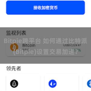 Bitpie跨平台 如何通过比特派(Bitpie)设置交易加速？