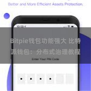 Bitpie钱包功能强大 比特派钱包：分布式治理教程