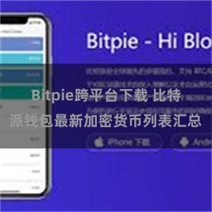 Bitpie跨平台下载 比特派钱包最新加密货币列表汇总