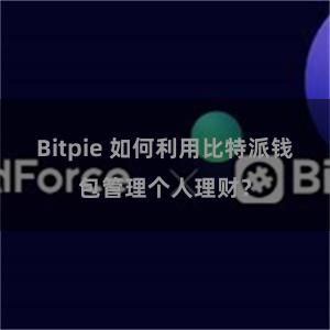 Bitpie 如何利用比特派钱包管理个人理财？