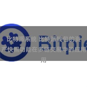 比特派系统 比特派钱包的资产快照功能在多链交易中的应用