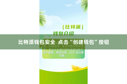比特派钱包安全  点击“创建钱包”按钮